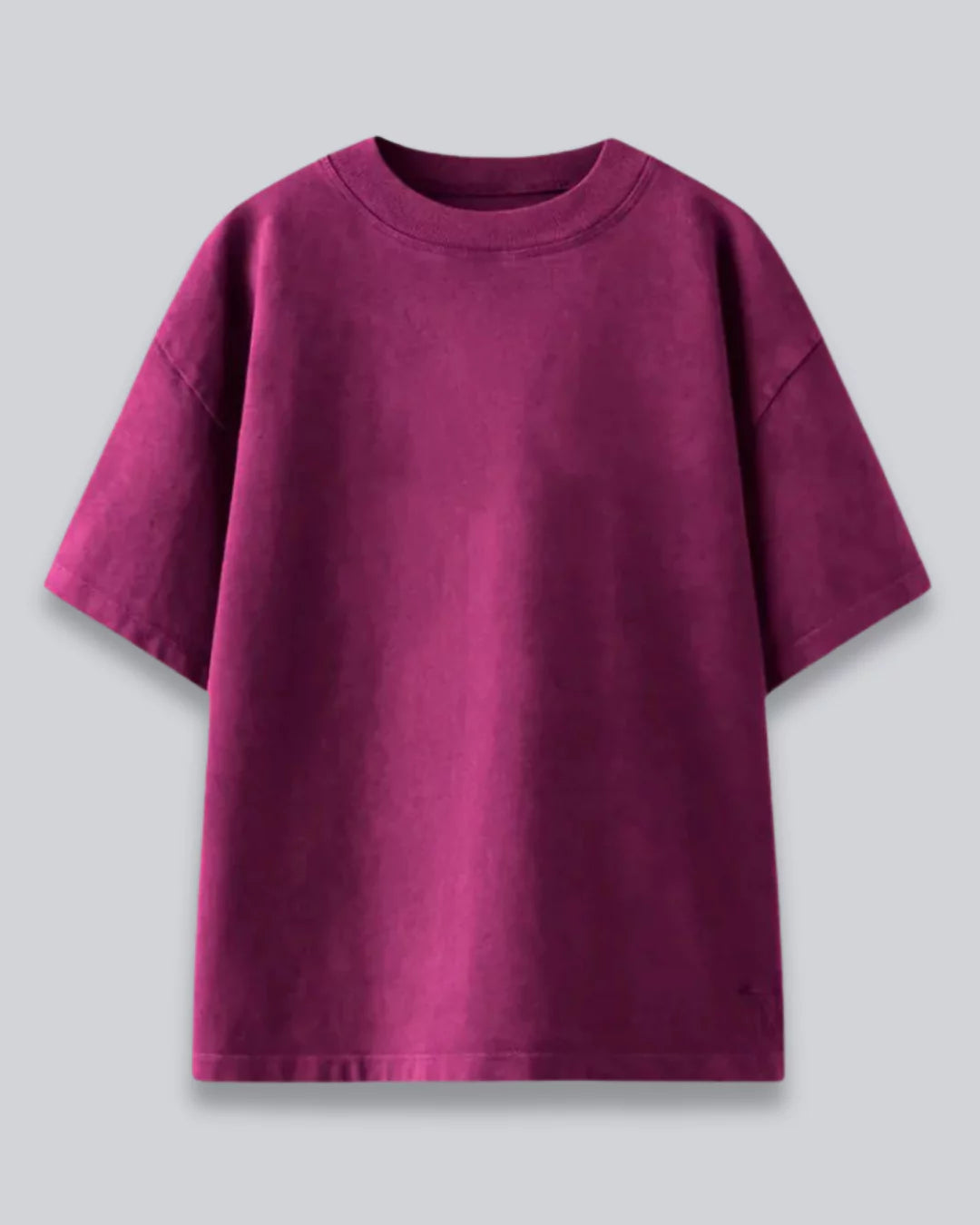 Mulberry Oversized Plain T-Shirt
