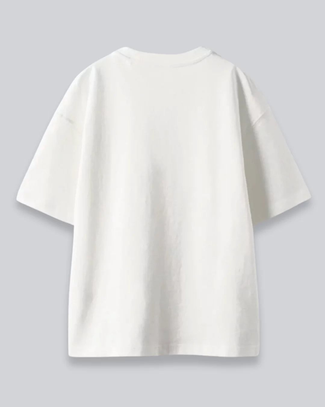 White Oversized Plain T-Shirt