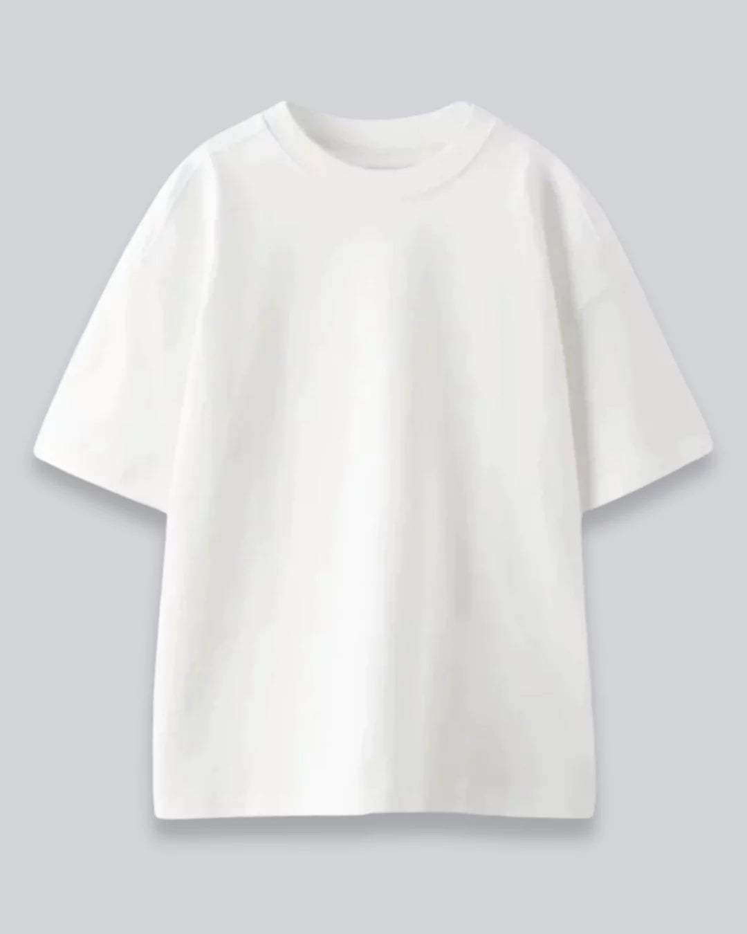White Oversized Plain T-Shirt