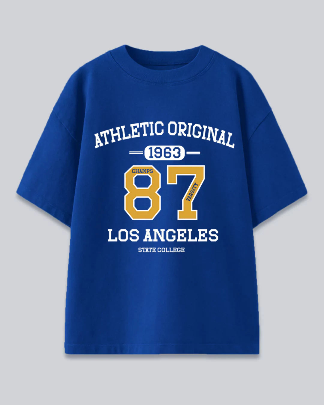 87 Blue Oversized T-Shirt