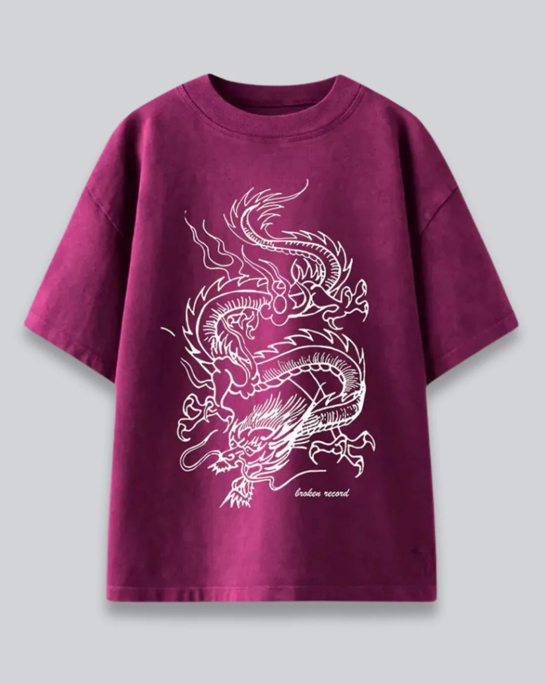 Mulberry Dragon Oversized T-Shirt