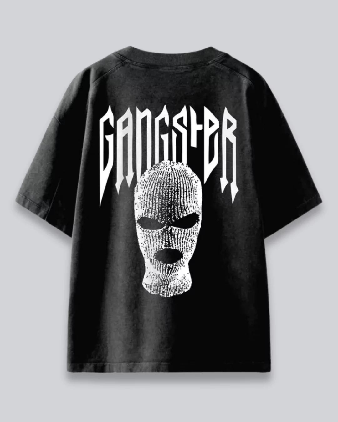 Black Gangster Oversized T-Shirt