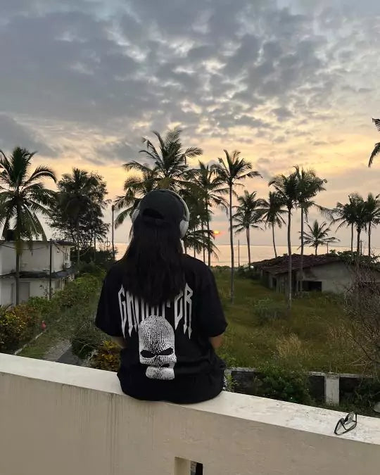 Black Gangster Oversized T-Shirt