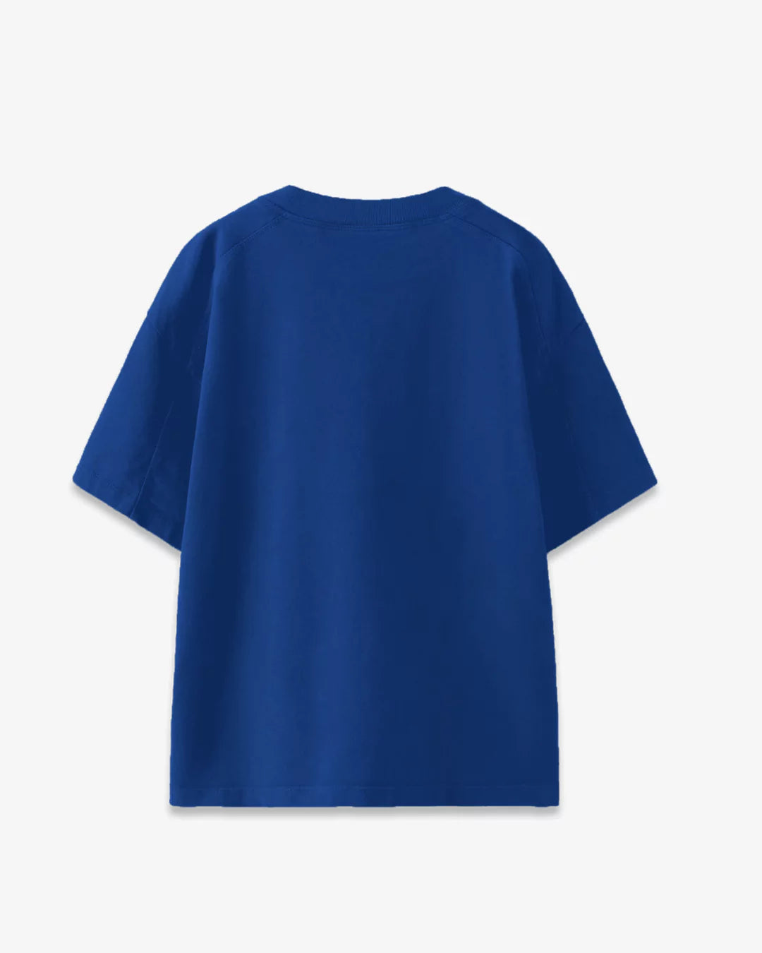 Royal Blue Oversized Plain T-shirt