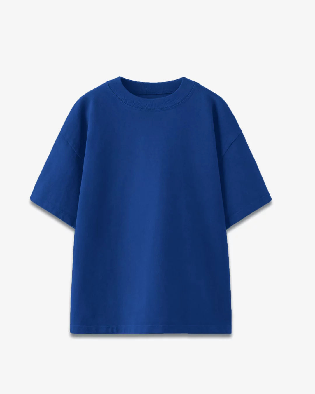 Royal Blue Oversized Plain T-shirt