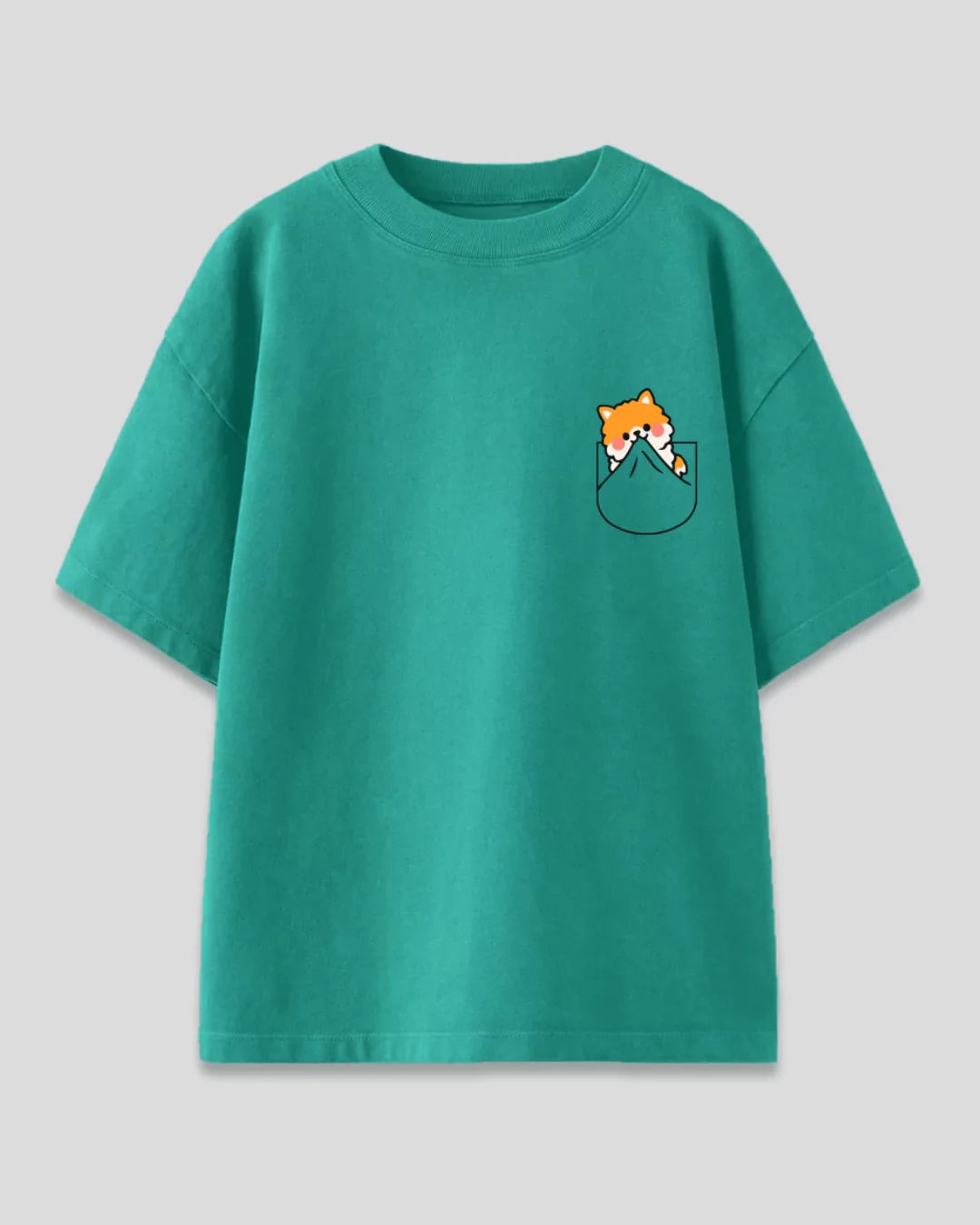 Pocket Puppy Oversized T-Shirt