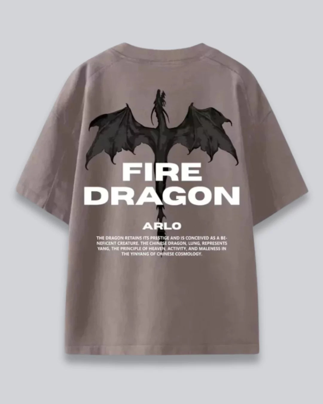 Fire Dragon Oversized T-Shirt