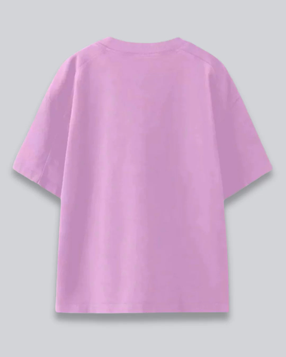 Lilac Plain Oversized T-Shirt