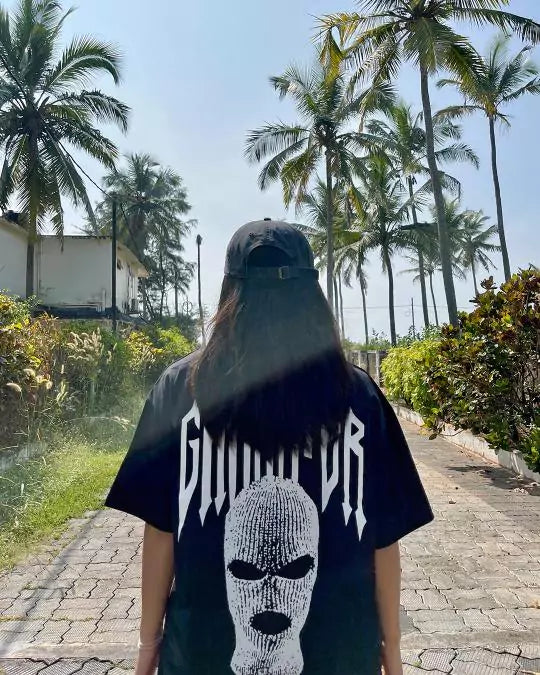 Black Gangster Oversized T-Shirt