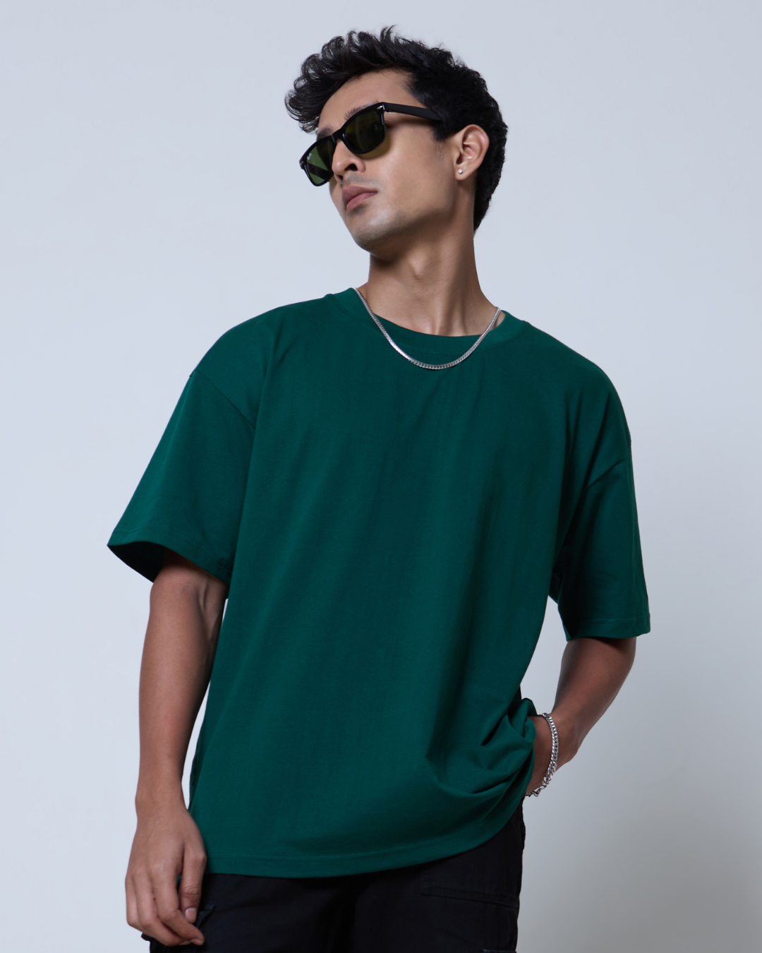 Jade Plain Oversized T-Shirt