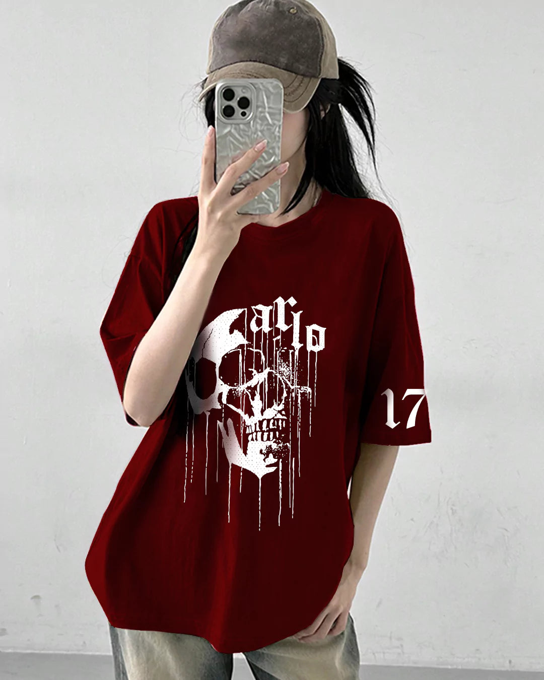 Skull Oversized T-Shirt